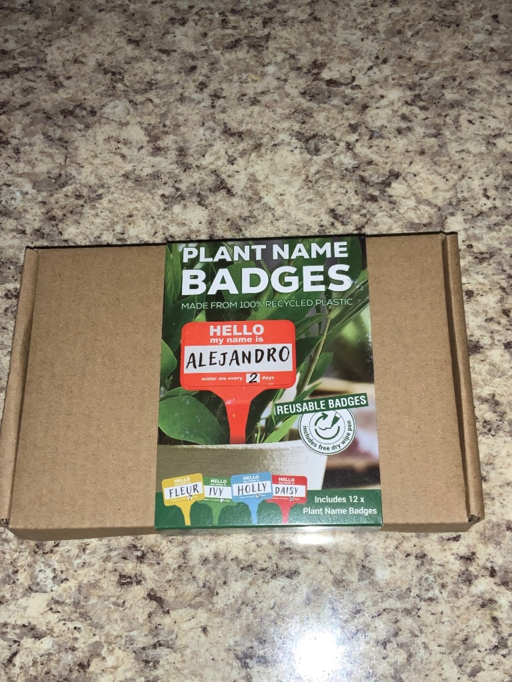 Brand new plant name badges